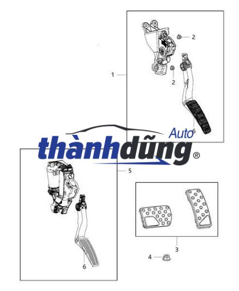 CẢM BIẾN CHÂN GA HYUNDAI STAREX 2000-2007 | 327004A660 - Ảnh 4