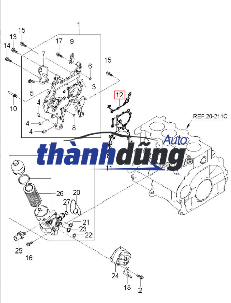 CUỘN (BÔN) ĐIỆN ĐIỀU HÒA KIA SPECTRA 2000-2005 | 976411G000 - Ảnh 5