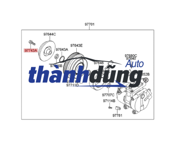 CUỘN (BÔN) ĐIỆN ĐIỀU HÒA KIA SPECTRA 2000-2005 | 976411G000 - Ảnh 4