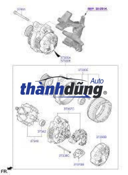 IC MÁY PHÁT KIA SEDONA 2006-2012 | 373702F101 - Ảnh 4