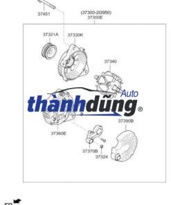 IC MÁY PHÁT HYUNDAI TUCSON 2009-2013 | 3737025600 - Ảnh 4