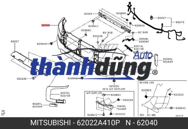 ỐP ĐÈN SƯƠNG MÙ MITSUBISHI XPANDER 2022-2026 | 261A3W000P - Ảnh 5