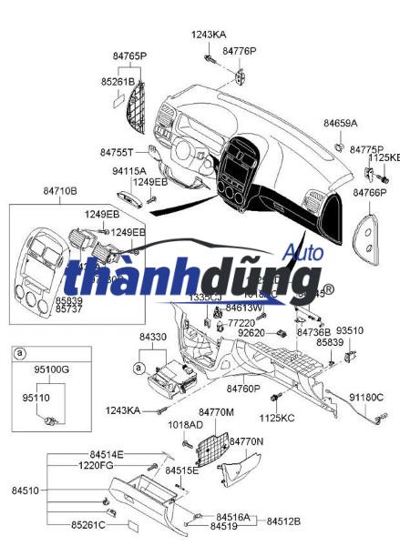TÁP LÔ HYUNDAI HD72 1998-2006 | 847015A003TH - Ảnh 4