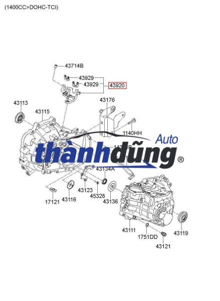 GIÁ BẮT THƯỚC LÁI HYUNDAI PORTER 2 2005-2016 | 542104F000 - Ảnh 5