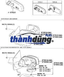 ỐP GƯƠNG CHIẾU HẬU