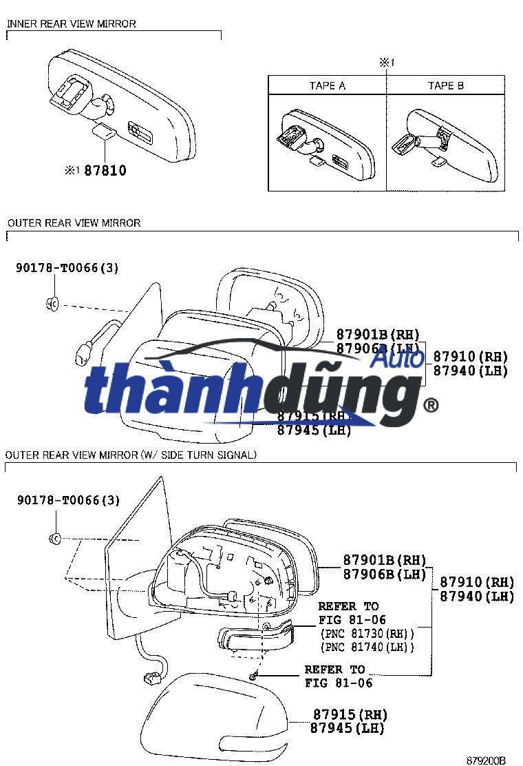 ỐP GƯƠNG CHIẾU HẬU