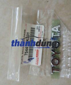 CHỮ TOYOTA CỐP HẬU TOYOTA HILUX 2006-2025 | 754410K031