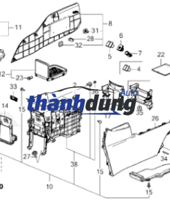 CAO SU ĐỠ CHÂN KÉT TURBO HONDA CRV 2017-2025 | 74172TLAA01 - Ảnh 4