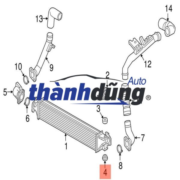 CAO SU ĐỠ CHÂN KÉT TURBO HONDA CRV 2017-2025 | 74172TLAA01 - Ảnh 5