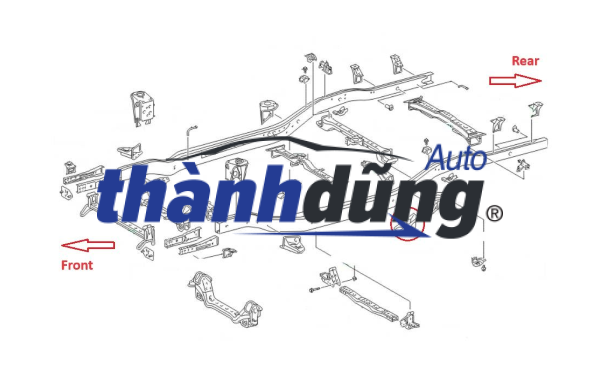 GỐI ĐỠ NHÍP FORD RANGER 2012-2023 | AB315798BB - Ảnh 5