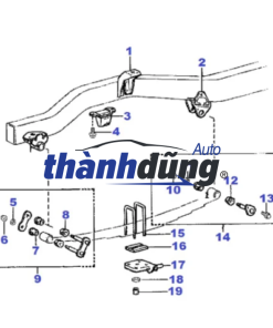 GỐI ĐỠ NHÍP FORD RANGER 2012-2023 | AB315798BB - Ảnh 4