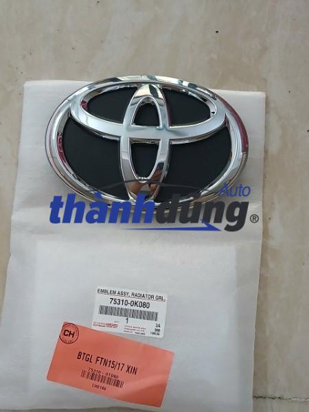 LOGO MẶT CA LĂNG TOYOTA FORTUNER 2015-2022 | 753100K080