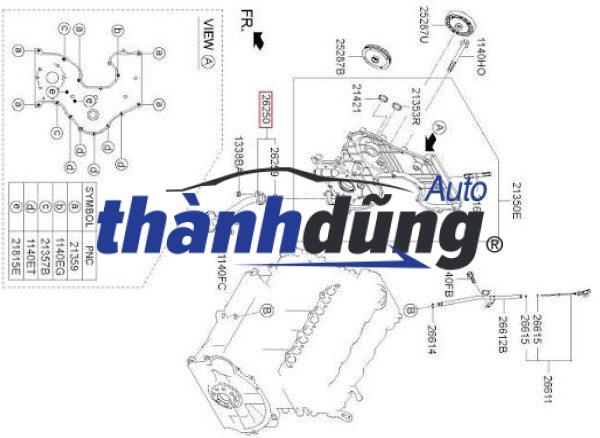 LƯỚI LỌC CÁC TE DẦU HYUNDAI I30 2012-2016 | 2625003301 - Ảnh 4